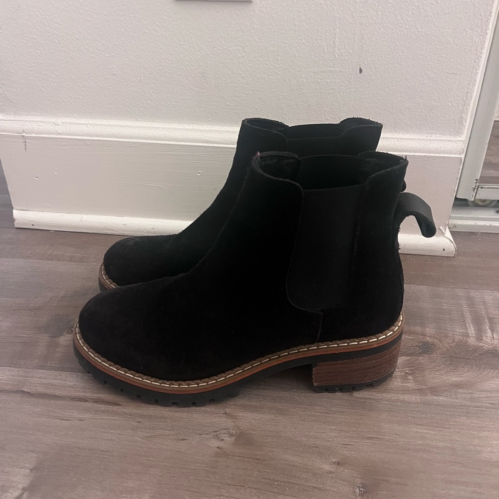 Black Suede Ankle Boots